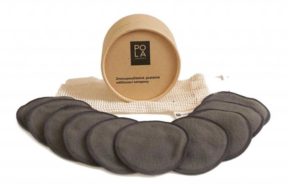 Pola Cosmetics Makiažo valikliai su anglies pluoštu 10 vnt.