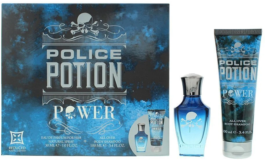Police Potion Power rinkinys vyrams (EDP, 30 ml + dušo želė, 100 ml)
