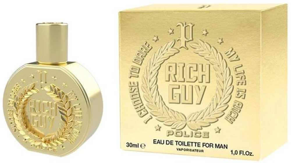 Police Rich Guy For Man EDT tualetinis vanduo vyrams, 30 ml