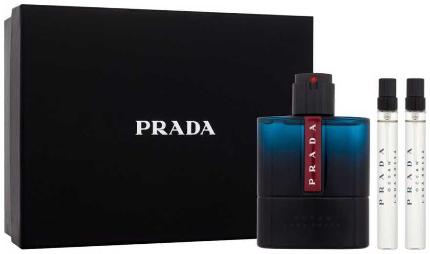 Prada Luna Rossa Ocean EDT rinkinys vyrams (EDT 100 ml + EDT 2 x 10 ml)