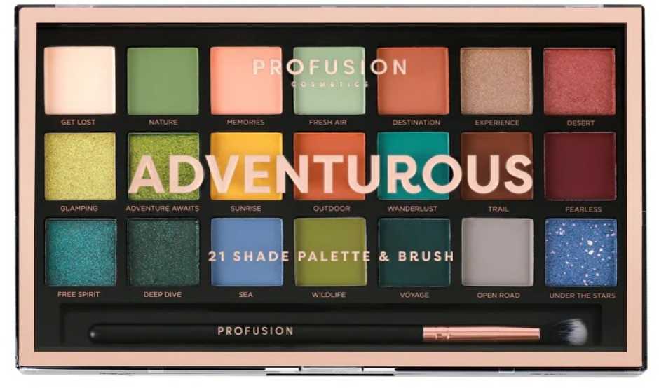 Profusion Cosmetics Profusion 21 Shade Palette & Adventurous