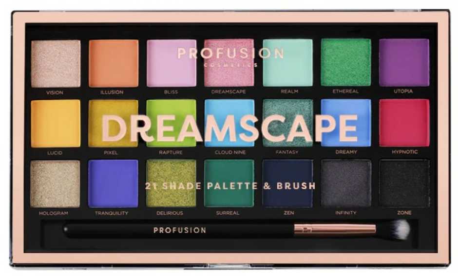 Profusion Cosmetics Profusion 21 Shade Palette & Dreamscape