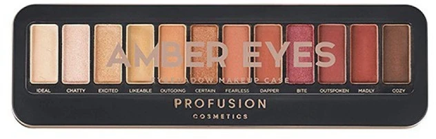 „Profusion Profusion“ akių šešėlių paletė „Amber Eyes“, 25 g