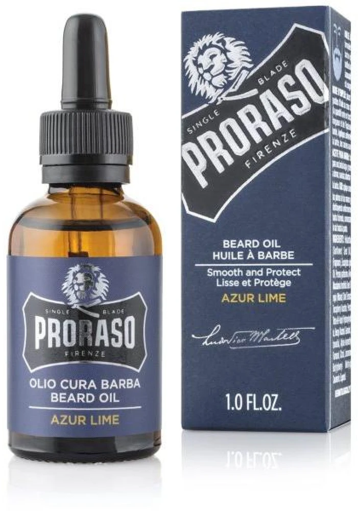 Proraso Barzdos aliejus Azur & Lime, 30 ml