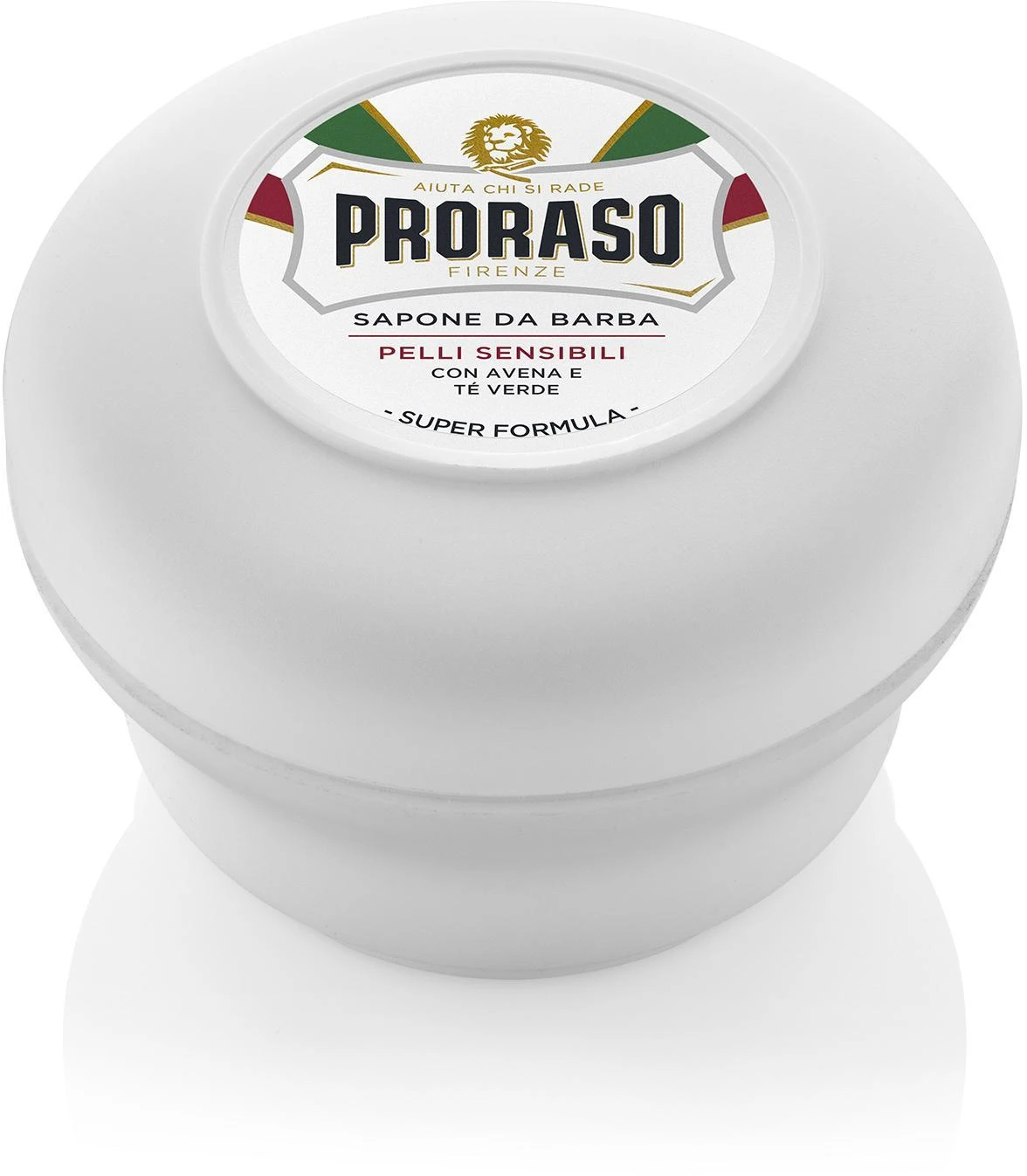 Skutimosi muilas jautriai odai Proraso White Line Shaving Soap In a Jar, 150 ml