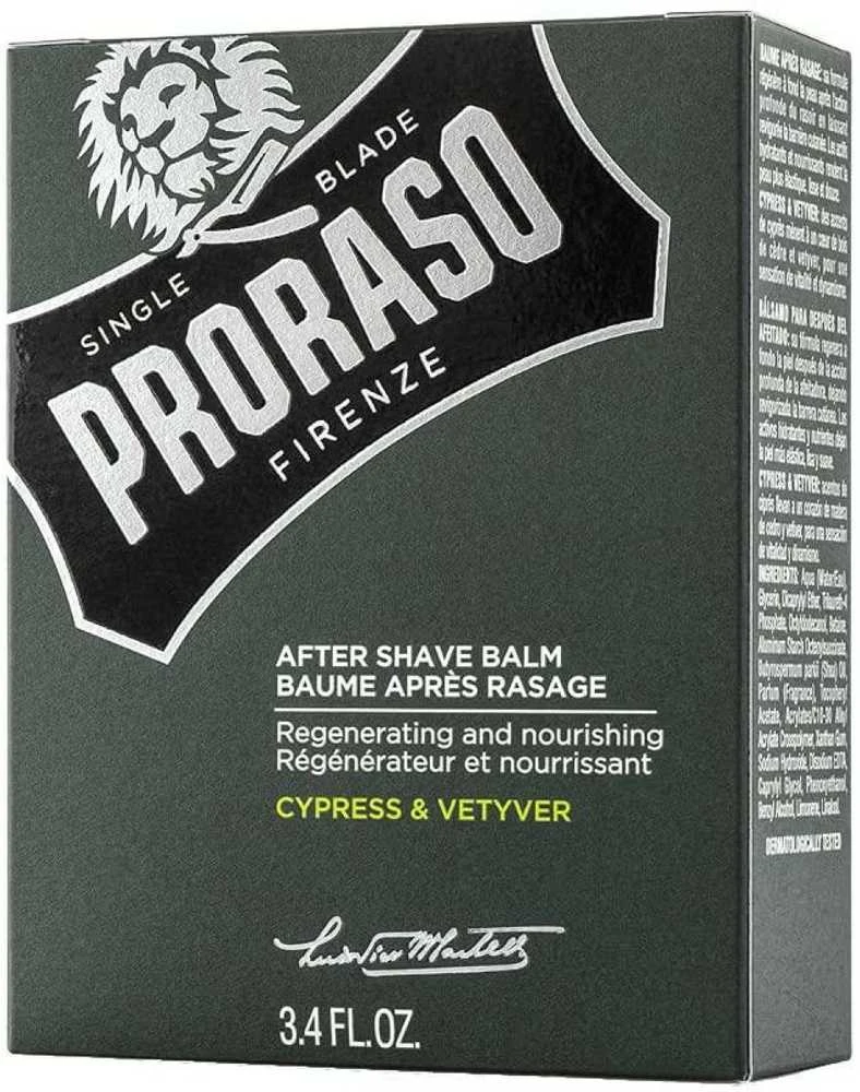 Proraso After Shave Balm Cypress & Vetyver Balzamas po skutimosi, 100 ml