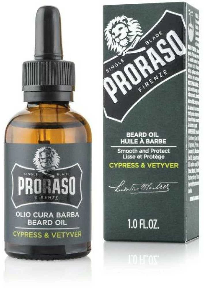Proraso Cypress & Vetyver Barzdos aliejus, 30 ml