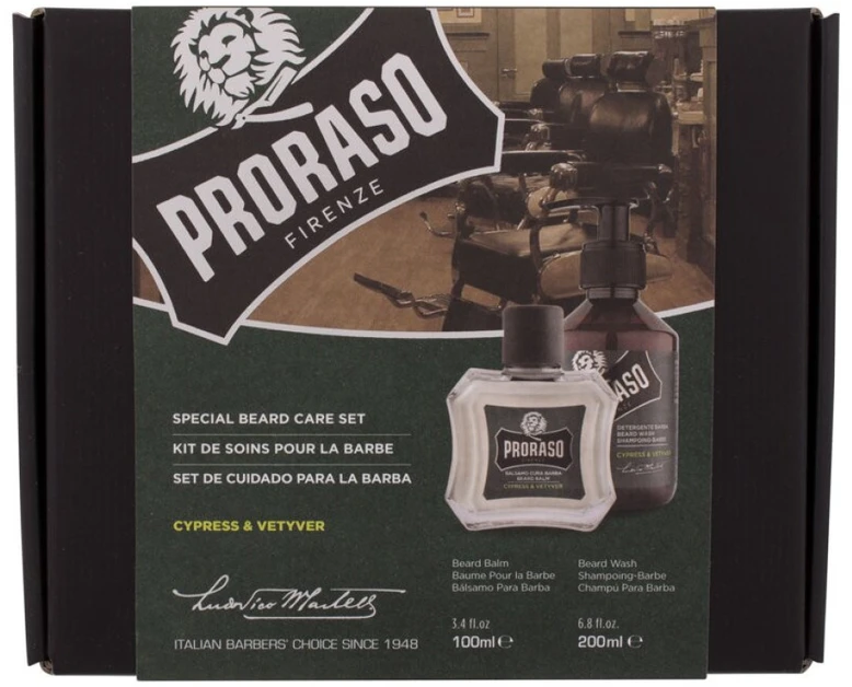 Proraso Rinkinys barzdos priežiūrai Cypress & Vetyver