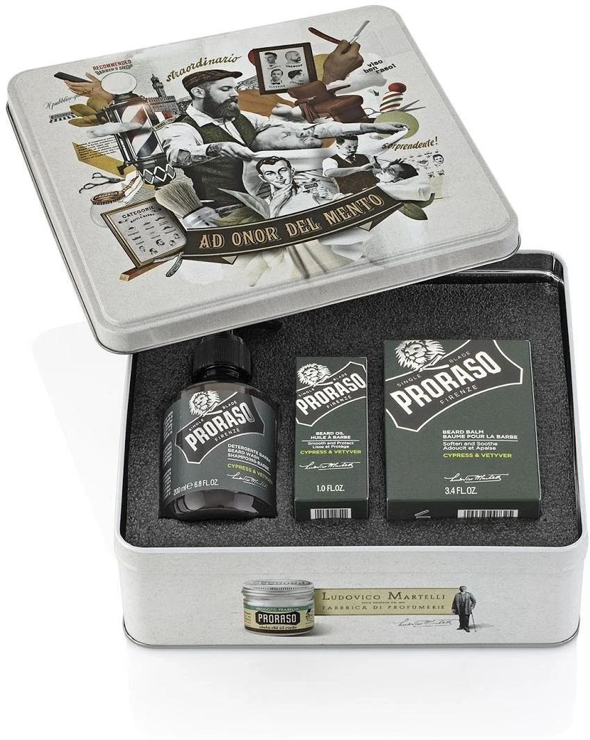Proraso Barzdos priežiūros rinkinys Cypress & Vetyver
