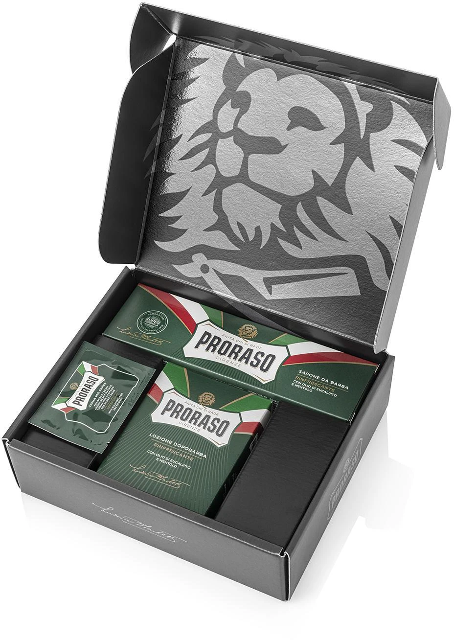 Proraso Duo Pack Refresh Shaving Cream & Lotion Skutimosi rinkinys