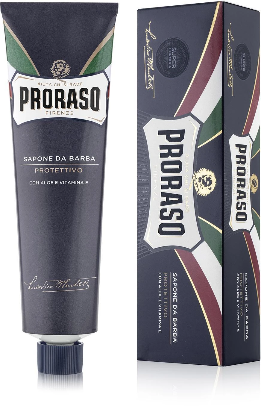 Proraso Blue Line Skutimosi muilas tūbelėje - Protective. 150 ml