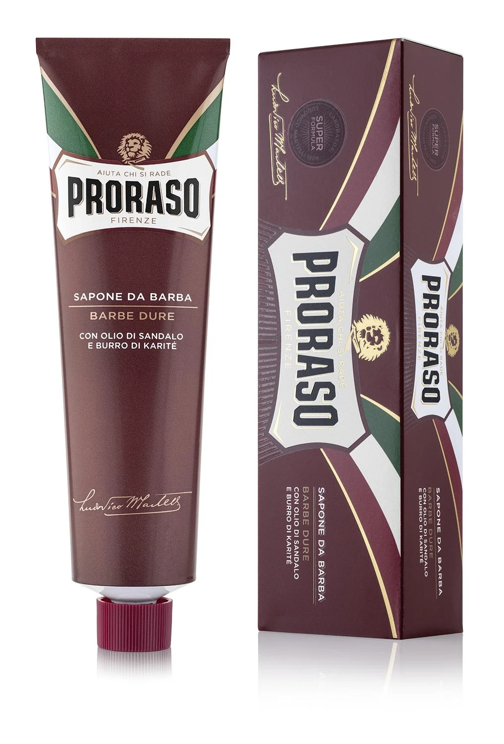 Proraso Red Line Shaving Cream Odą maitinantis skutimosi kremas, 150 ml aprašymas - Prekės nuotrauka