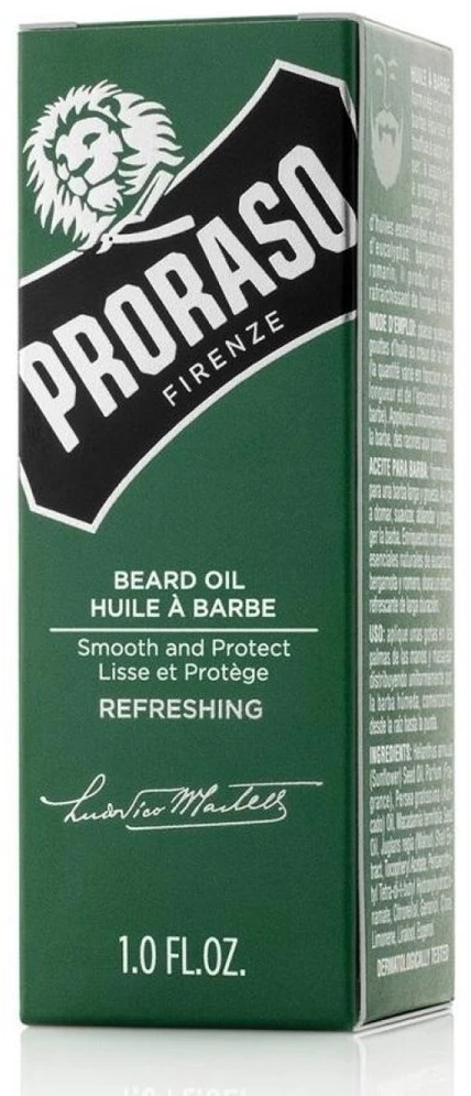 Proraso Refreshing Beard Oil - Gaivinamasis barzdos aliejus, 30 ml