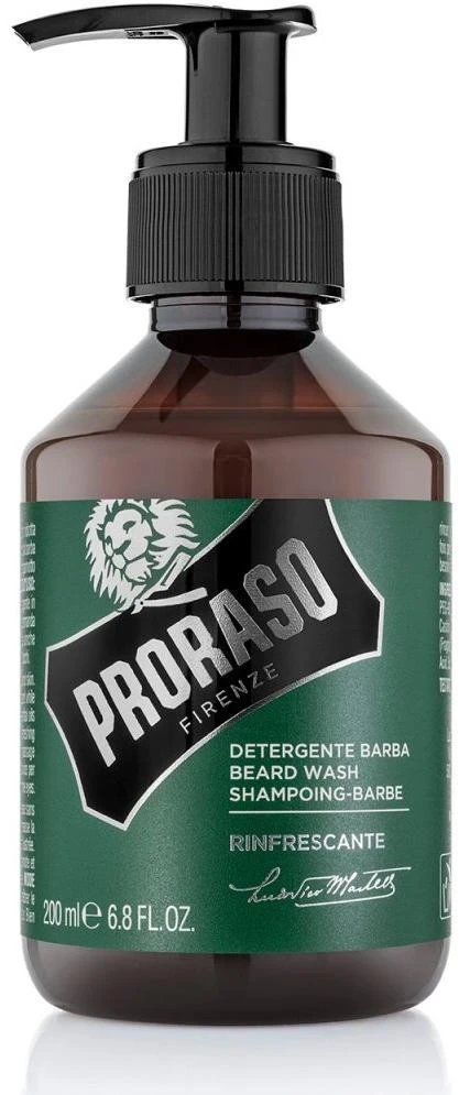 Proraso Refreshing Beard Wash Barzdos šampūnas, 200 ml aprašymas - Prekės nuotrauka