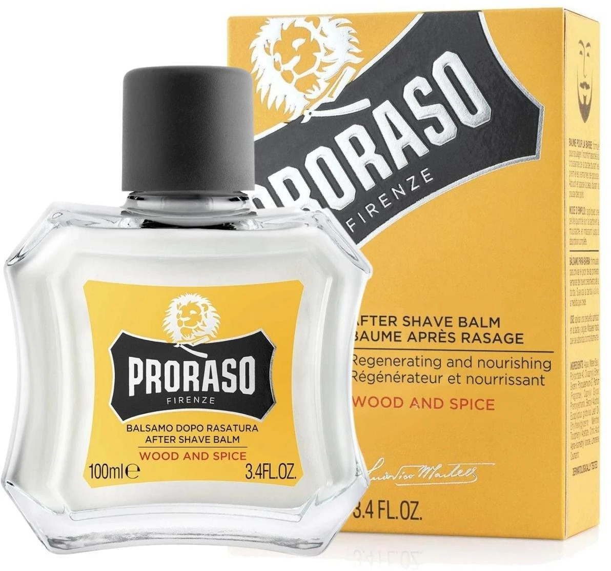 Proraso Wood & Spice Balzamas po skutimosi, 100 ml aprašymas - Prekės nuotrauka