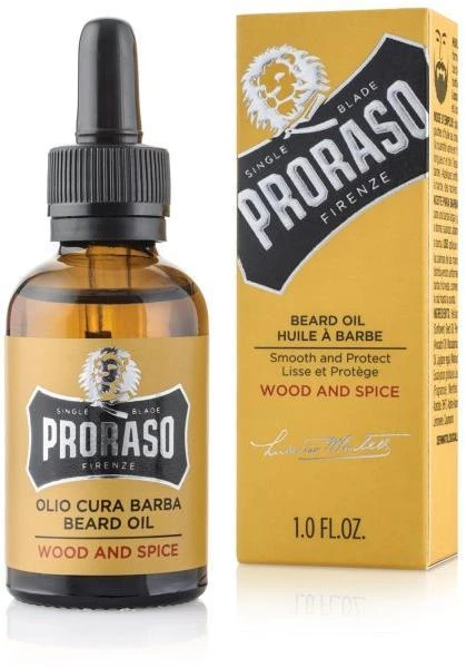Proraso Wood & Spice Barzdos aliejus, 100 ml