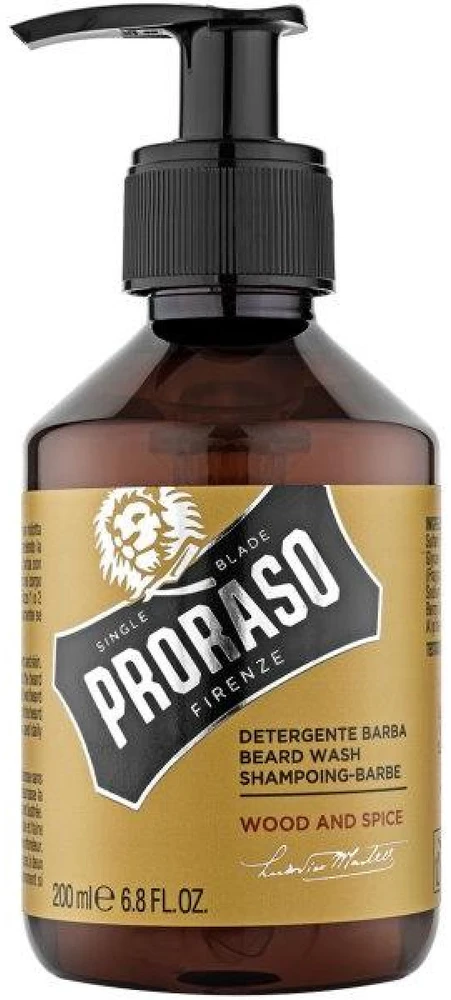 Proraso Wood & Spice Barzdos šampūnas, 200 ml