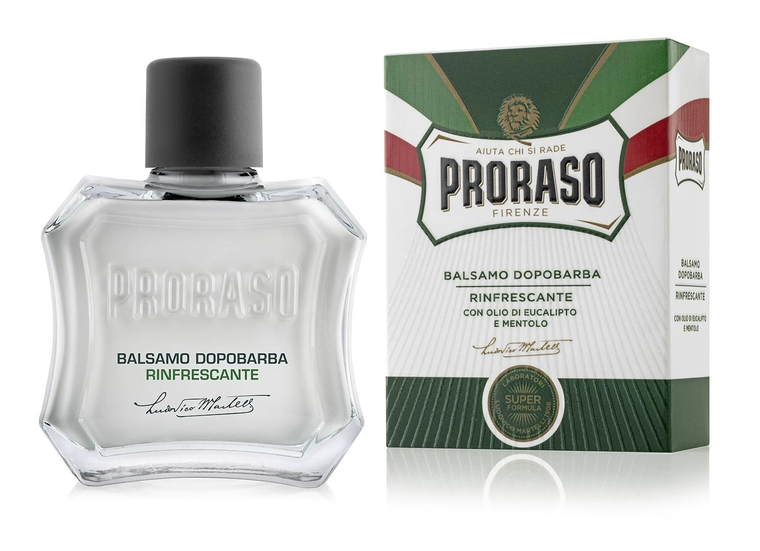 Proraso Žalias Line After Shave Balm Gaivinantis balzamas po skutimosi, 100 ml