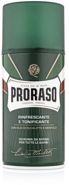 Proraso Green Line Shaving Foam Gaivinančios skutimosi putos, 300 ml aprašymas - Prekės nuotrauka