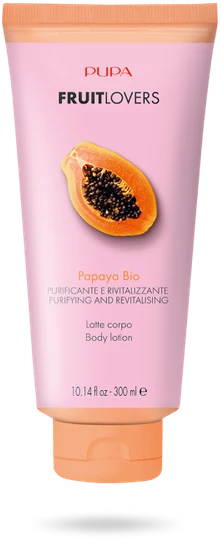 Pupa Milano Pupa Fruit Lovers Losjonas kūnui - 002 Papaya kūno losjonas, 300 ml