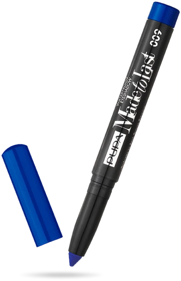 Pupa Milano Pupa Made To Last Atsparus vandeniui Eyeshadow vandeniui atsparūs pieštukiniai akių šešėliai, atspalvis: 009 Atlantic Mėlyna, 1.4 g
