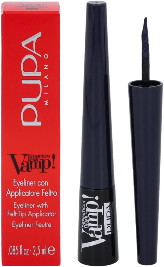 Pupa Milano Pupa Vamp! Definition Akių apvadas #300 Deep Mėlyna, 2.5 ml