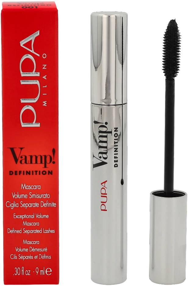 Pupa Milano Pupa Vamp! Definition Blakstienų tušas #001 Extra Juodas, 9 ml