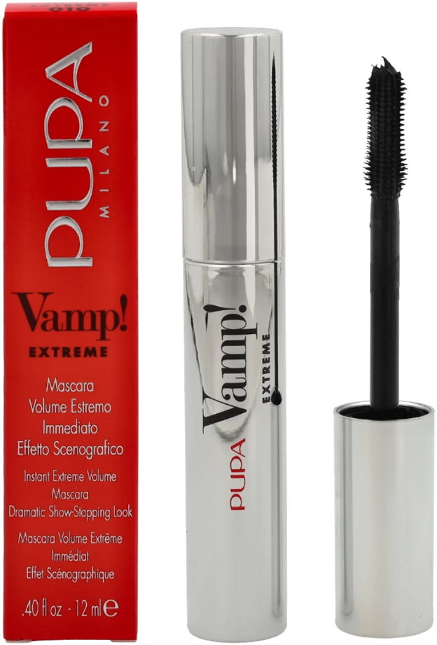Pupa Milano Pupa Vamp! Extreme Blakstienų tušas #010 Extra Juodas, 12 ml