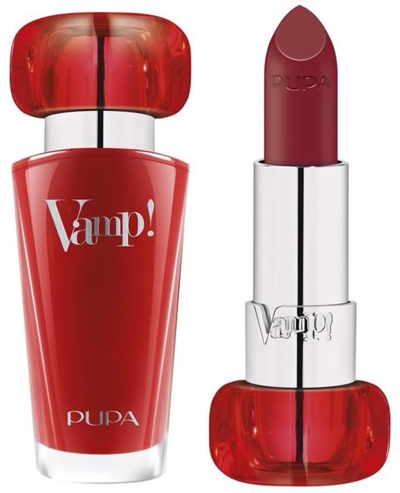 Pupa Milano Vamp! Lūpų dažai, 3,5 g, spalva - 301 Intense Red