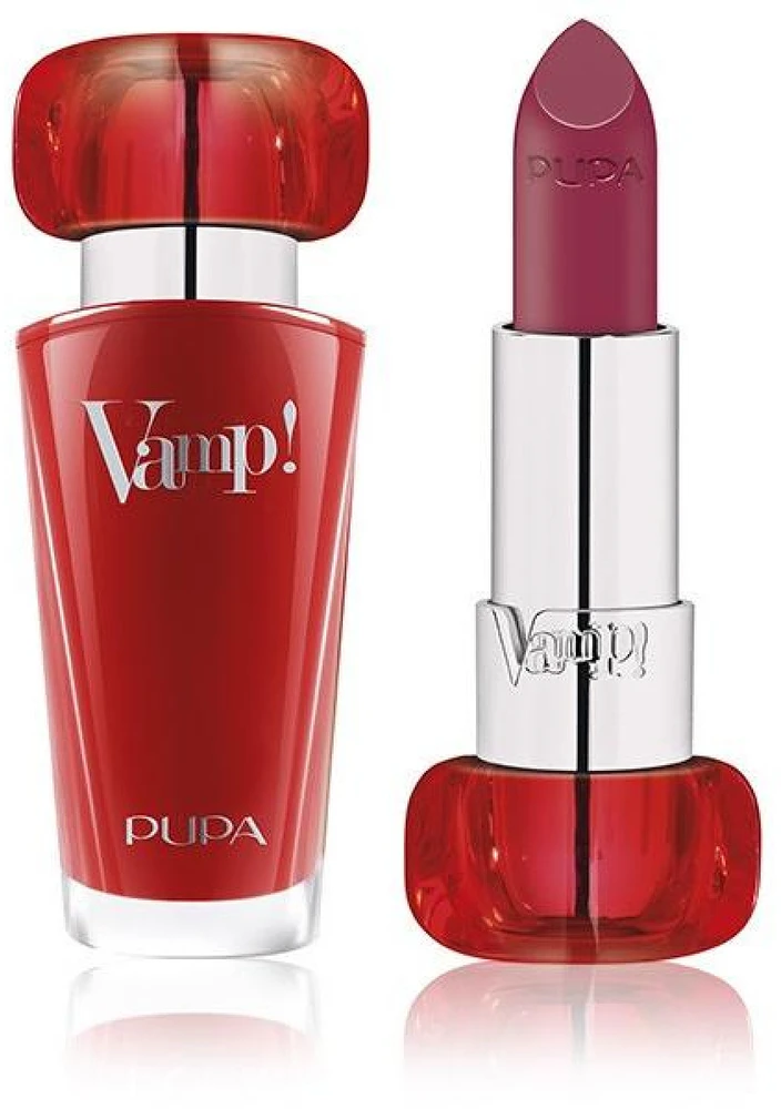 Pupa Milano Vamp! Lūpų dažai, 3,5 g, spalva - 201 Black Cherry