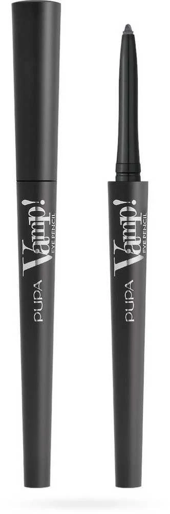 Pupa Milano Pupa Vamp! Eye Pieštukas 2 In 1 Akių apvadas And Kajal Atsparus vandeniui akių pieštukas-apvadas, atspalvis: 101 Rockstar Pilkas, 0.35 g