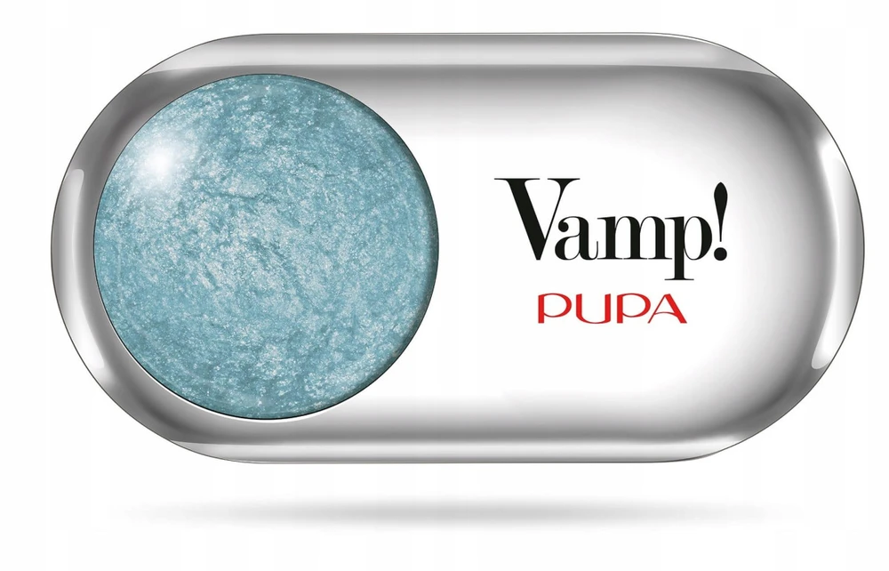 Pupa Milano Pupa Vamp! Wet & Dry Eyeshadow akių šėšėliai, atspalvis: 306 Bon Ton Mėlyna, 1 g
