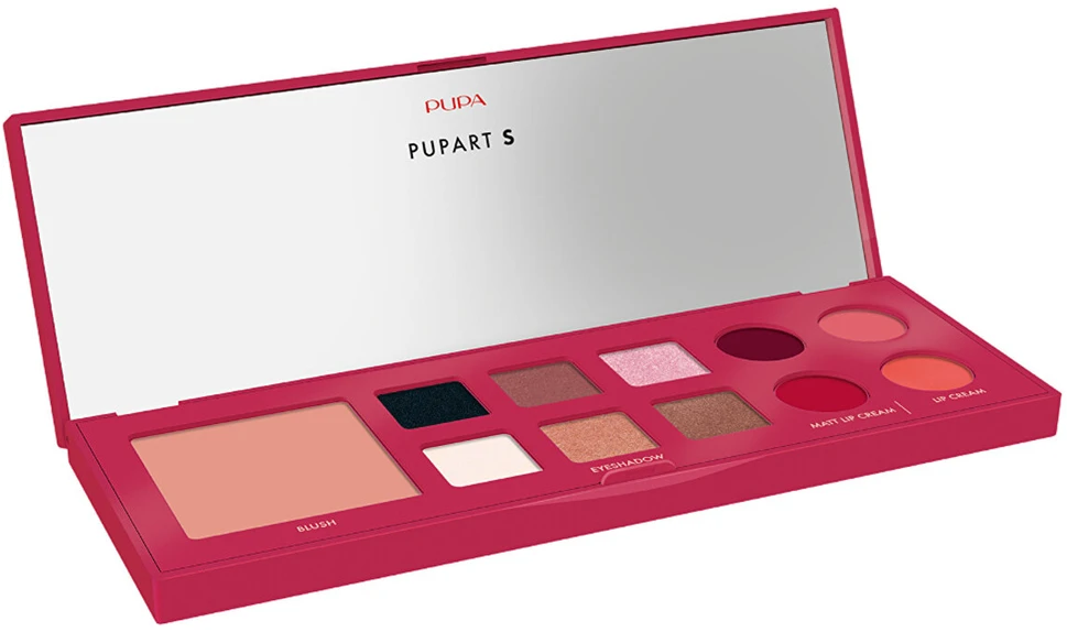 PUPA Milano Pupart Small Burgundy Cheek paletė (Paletė) 11,4 g