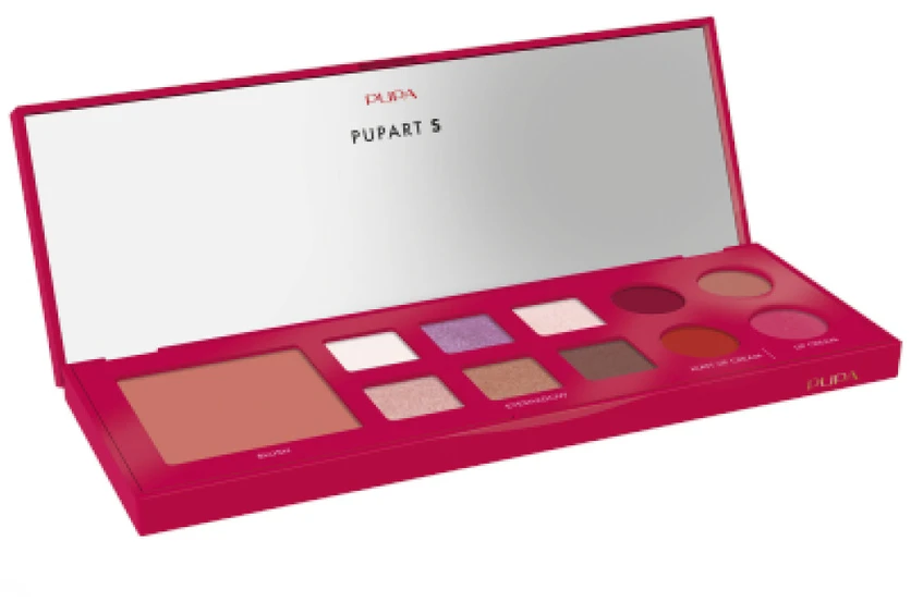 PUPA Milano Pupart Small Raudona Face Palette (Palette) 11.4 g