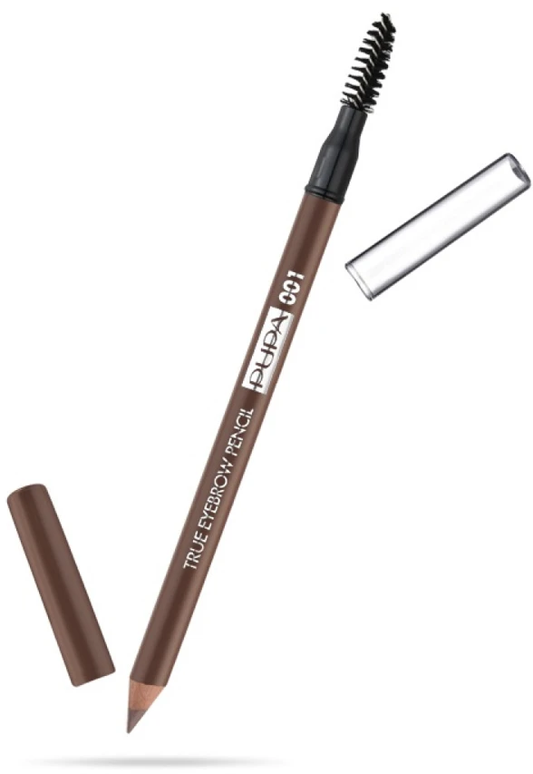 Pupa Milano True Eyebrow Pieštukas Atsparus vandeniui 001 Skirtas šviesiems plaukams, 1.08 g
