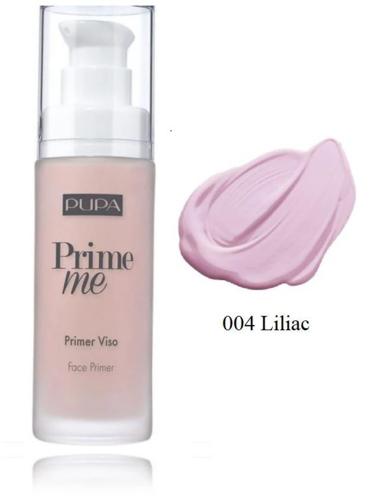 Pupa, Prime Me, be parabenų, blyškiai odai, skystas makiažo pagrindas, 30 ml