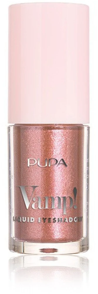 Pupa Vamp! Liquid Eyeshadow skysti akių šešėliai, atspalvis: 004 Rose, 4 ml