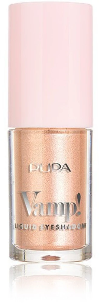 Pupa Vamp! Liquid Eyeshadow skysti akių šešėliai, atspalvis: 005 Champagne, 4 ml