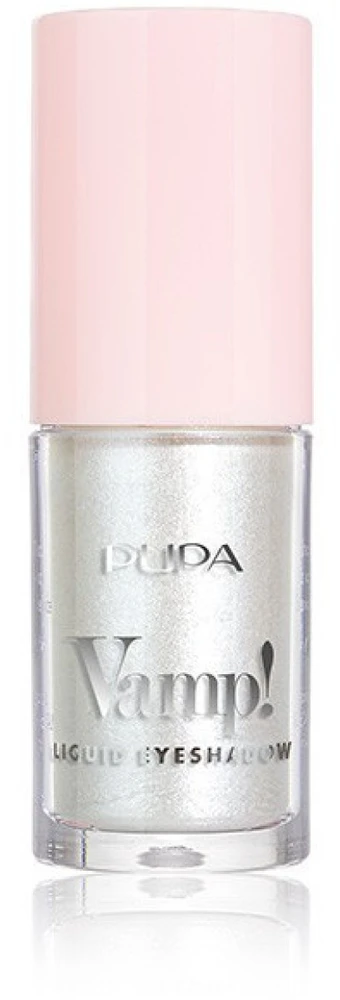 Pupa Vamp! Liquid Eyeshadow skysti akių šešėliai, atspalvis: 001 Snow, 4 ml