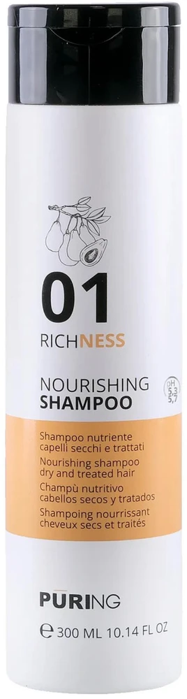 PURING 01 Richness maitininantis Šampūnas šampūnas, 300 ml