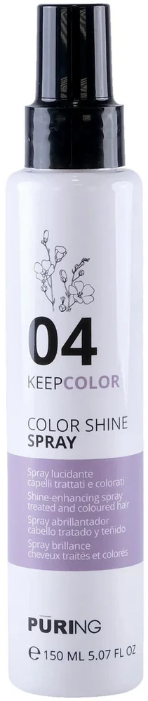 PURING 04 KeepColor Color Shine Purškiklis plaukų purškiklis, 150 ml