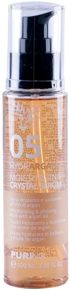 PURING 05 Hydrargan Moisturizing Crystal Serum plaukų serumas, 100 ml