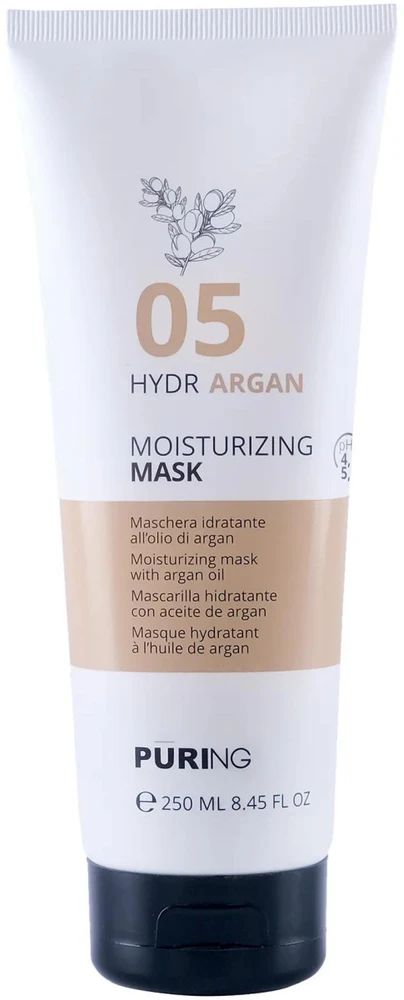 PURING 05 Hydrargan Moisturizing Mask plaukų kaukė, 250 ml