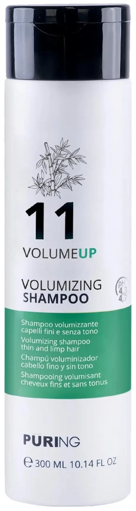 PURING 11 VolumeUp Volumizing Šampūnas šampūnas, 300 ml