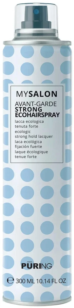 PURING MY SALON Avant-Garde Strong Eco Hairspray plaukų lakas, 300 ml