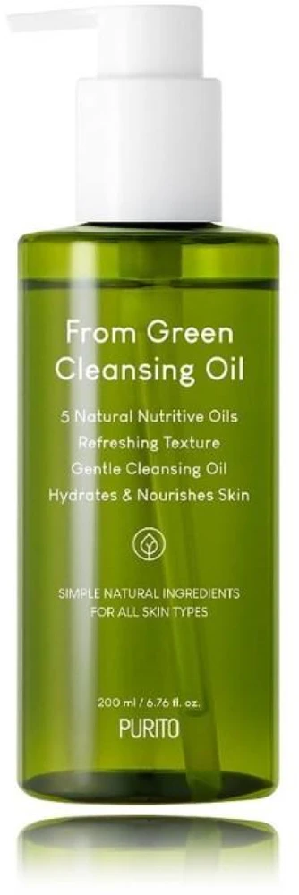 Purito Seoul From Žalias Cleansing Oil valomasis aliejus veidui, 200 ml