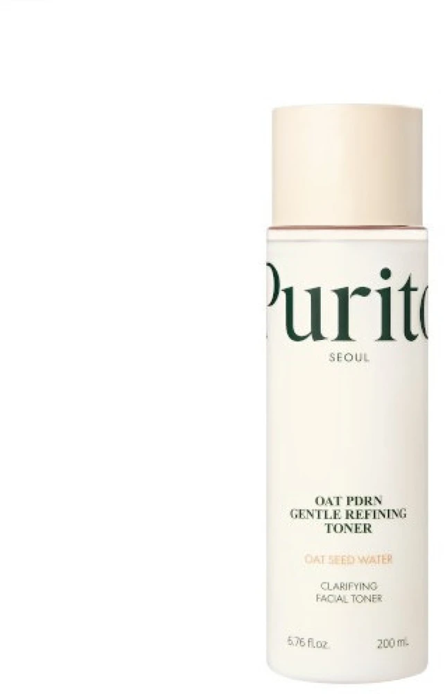 Purito Seoul Oat PDRN Gentle Refining Toneris veido tonikas jautriai odai, 200 ml