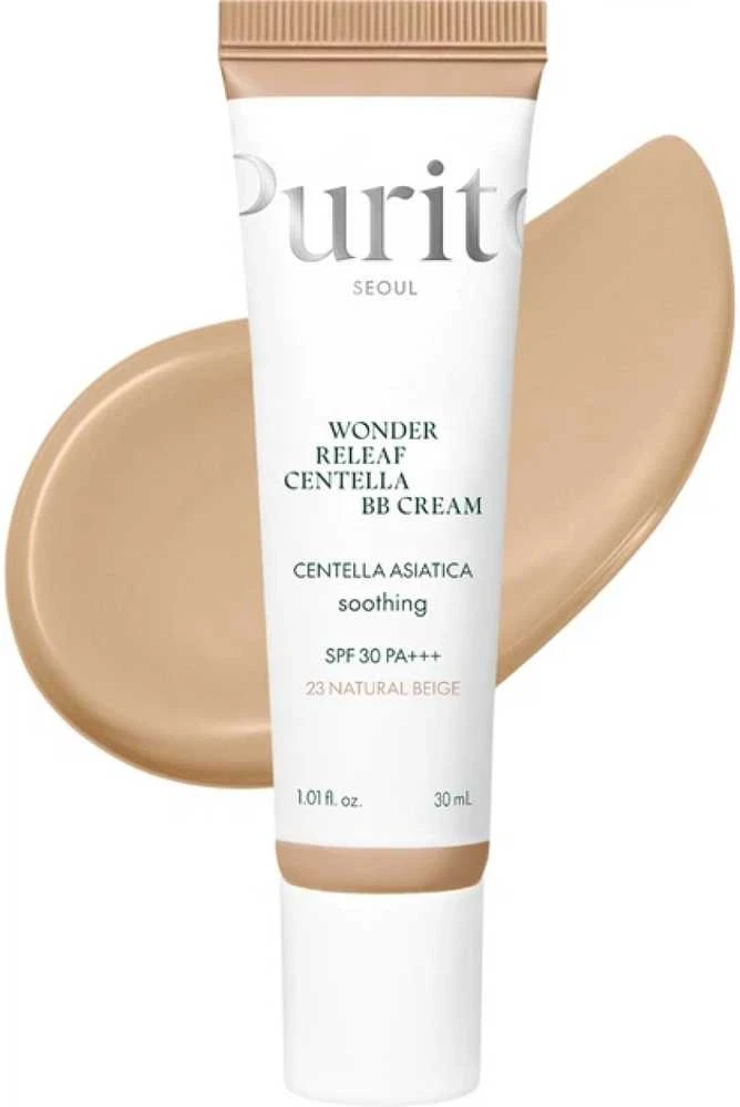 Purito Seoul Wonder Releaf Centella BB Kreminis SPF 30 PA+++ raminantis BB kremas veidui, atspalvis: 23 Natural rusvai gelsvas, 30 ml