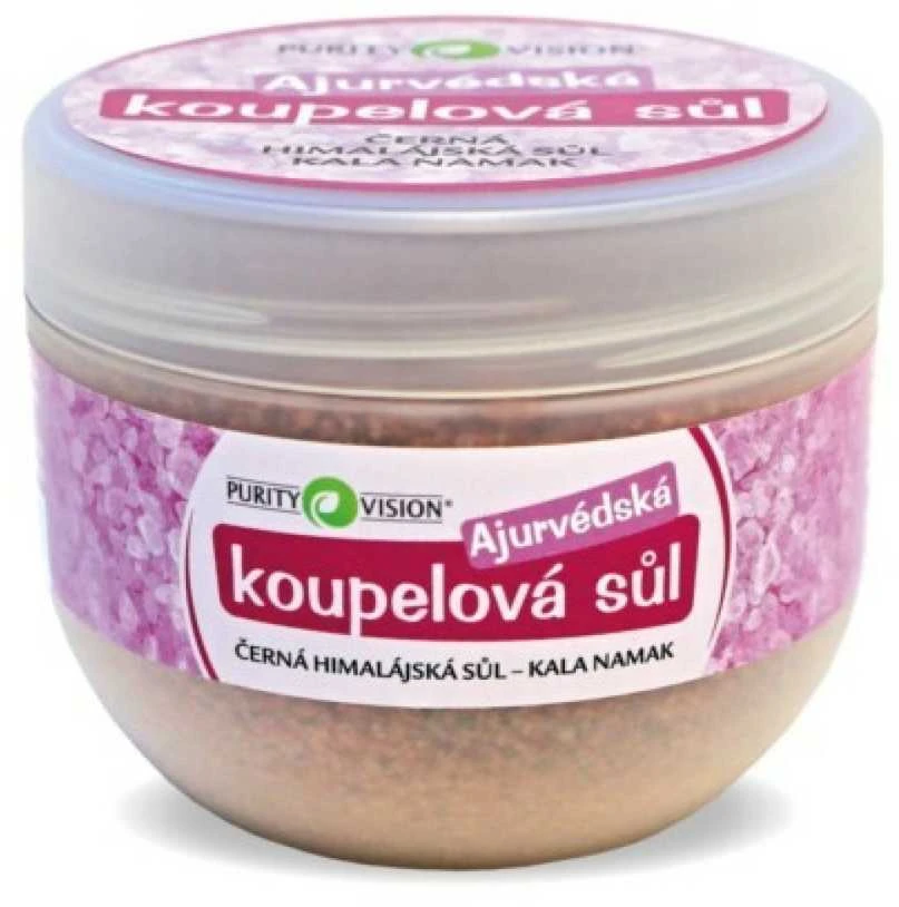 Purity Vision Ayurvedic bath salt (Himalayan Juodas Salt - Kala Namak), 500g