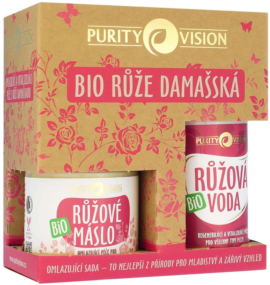 Purity Vision Atgaivinantis rinkinys su damaskinėmis rožėmis